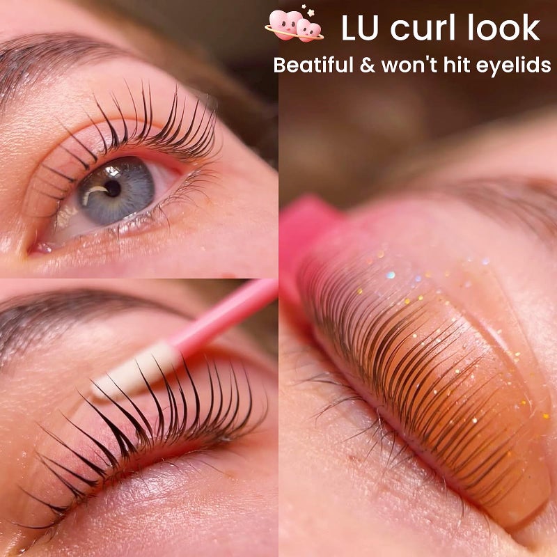 ICONSIAM Lash Lift Shields LU Curl 8 Size Lifting Pads DIY Eyelash Lamination Katya Vinog Shield Rapid Perm Rods Make Eyes Beautiful Lifts Elastic Rod Lami Perming Roller Reusable Silicone Pad L Curl - Image 3